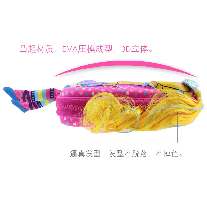 Женский милый вместительный пенал коробка для ручек многофункциональный