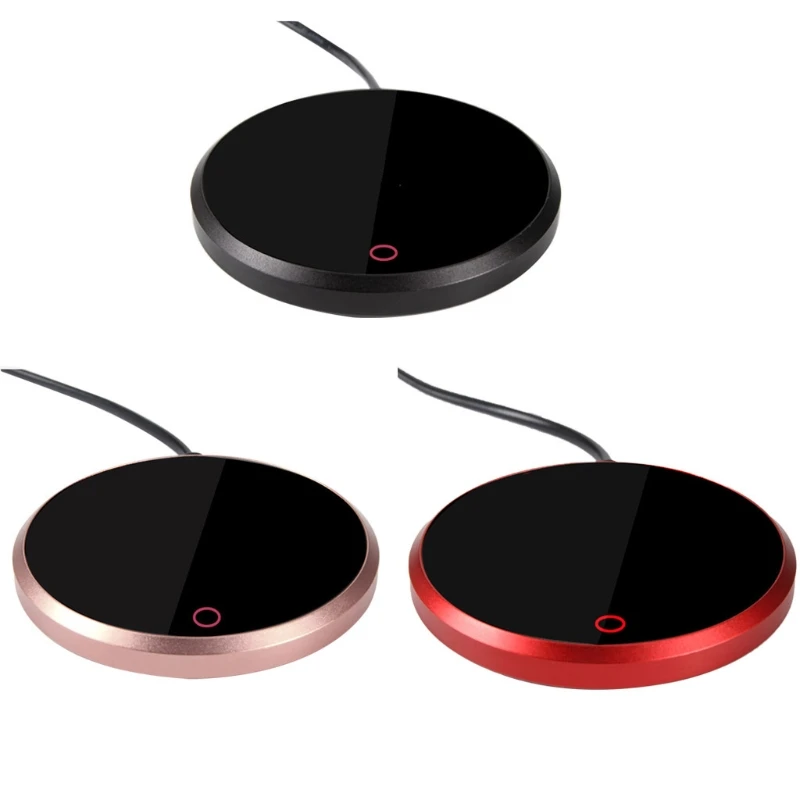 

Electric Cup Mug Warmer Coffee Tea Drink Heater Pad Auto Shut Off Home Supply equipment