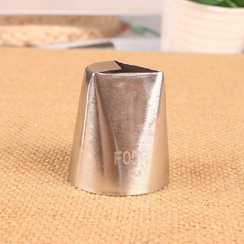 1 шт. F05 треугольная форма листьев из нержавеющей стали кремообразная глазурь