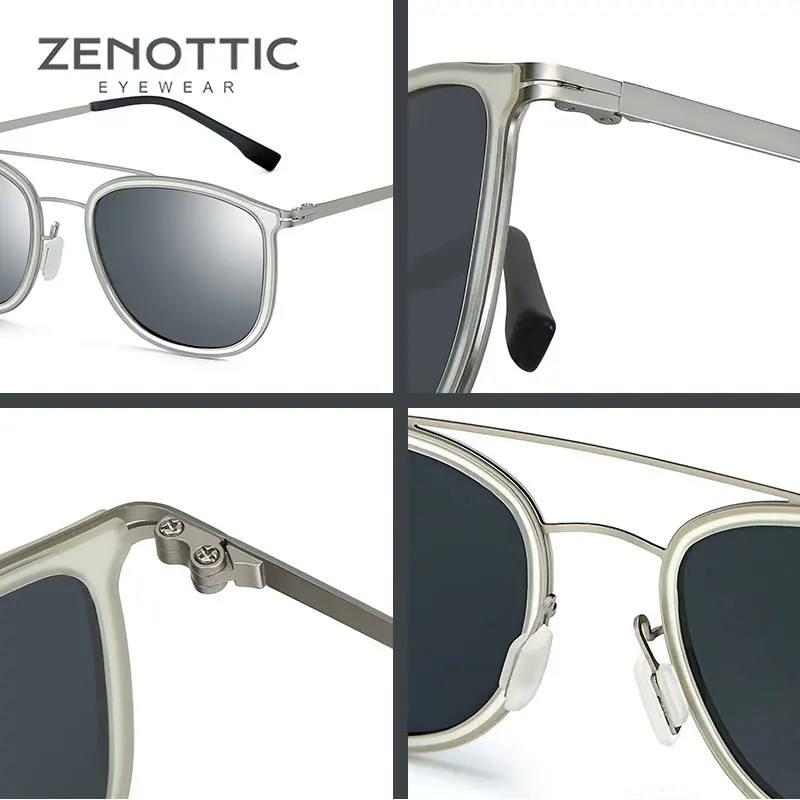 Солнцезащитные очки zenotic Мужские поляризационные с двойным мостиком для спорта и