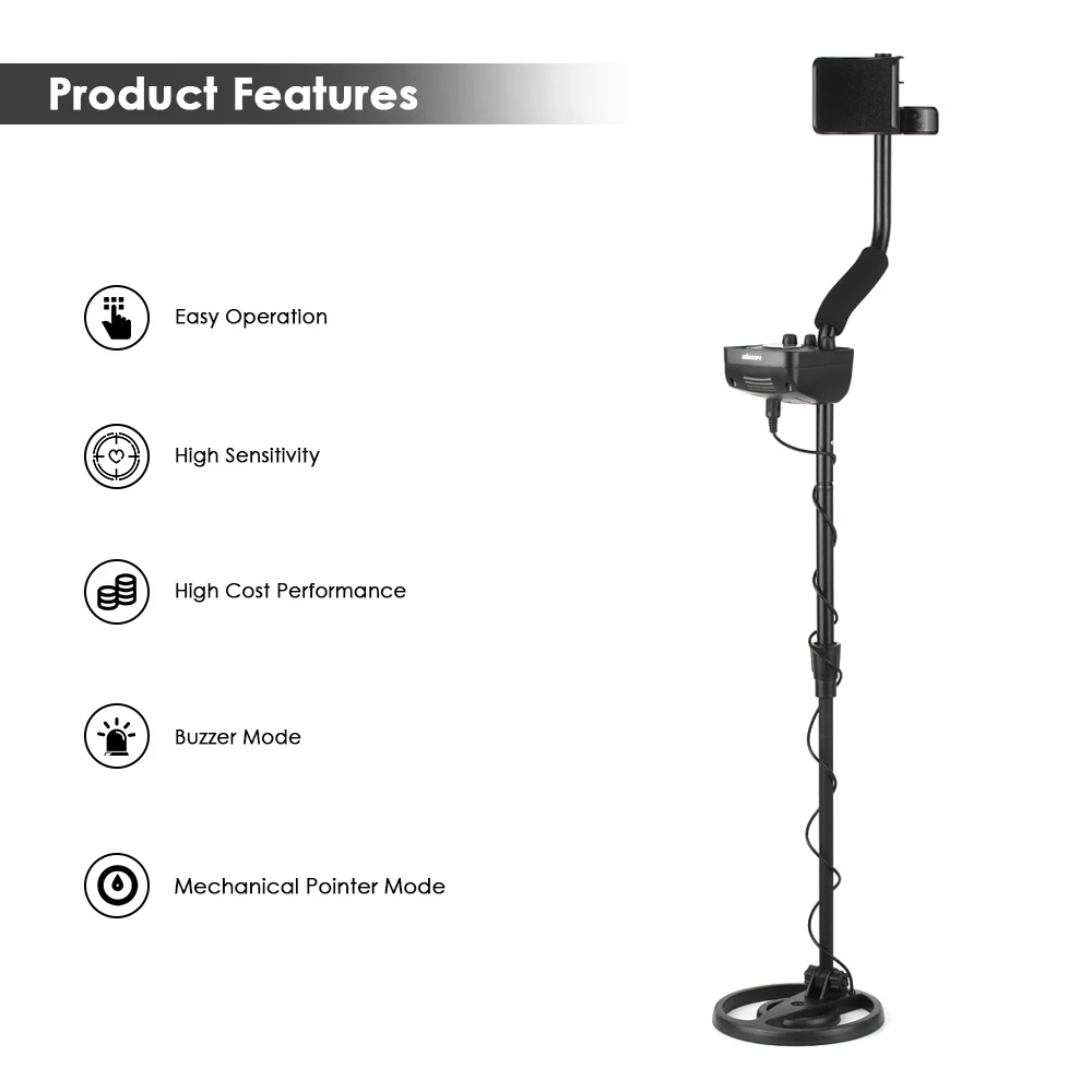 Профессиональный Подземный металлоискатель Kkmoon GC1065 Pinpointer набор охотников за