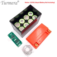 turmera 12v 12ah to 14ah motorcycle battery storage box 2x4 holder nickel 4s 40a 12 8v balance bms for 32700 lifepo4 battery use