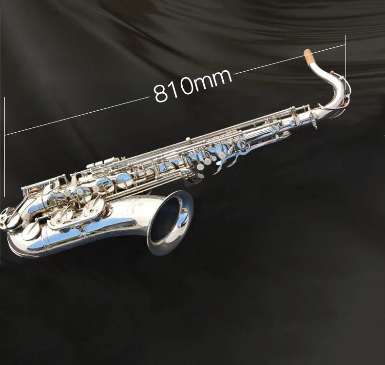 Silver With Nickel Plated Instrument Accessories China Sax Professional Bb Tenor Saxophone | Спорт и развлечения