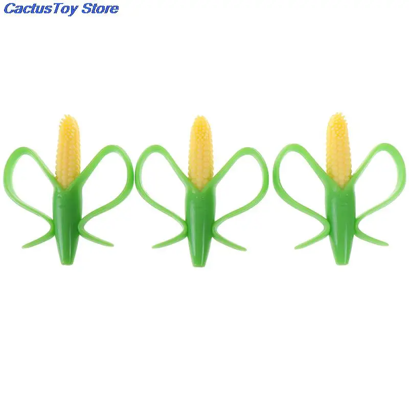 Baby Banana Corn Toddle Teething Chew Toys Silicone Teether Training Toothbrush for Infant Chewing Newborn Safe Gifts | Мать и ребенок