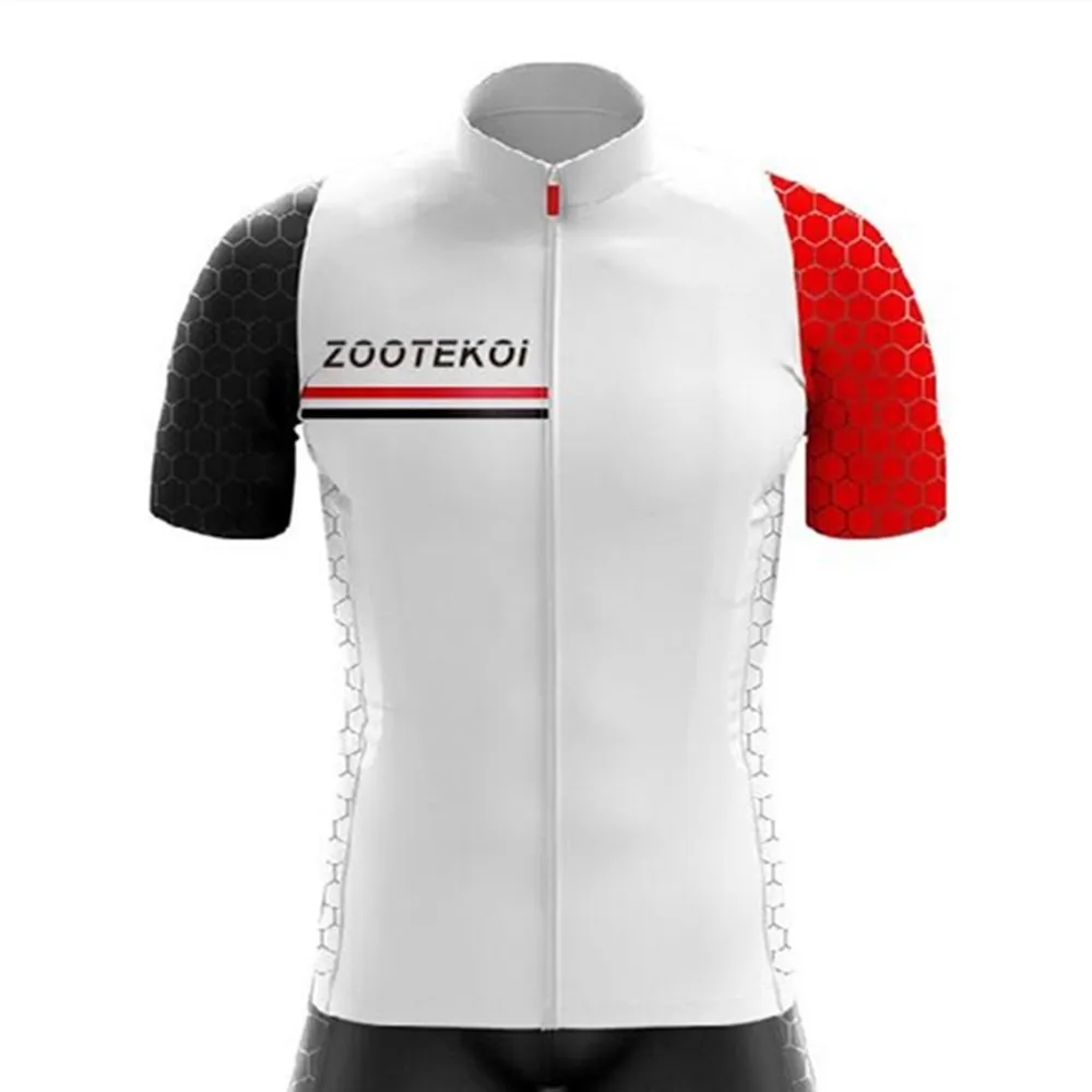 Мужская велосипедная майка ZOOTEKOI Pro Road Джерси с коротким рукавом Mtb спортивная