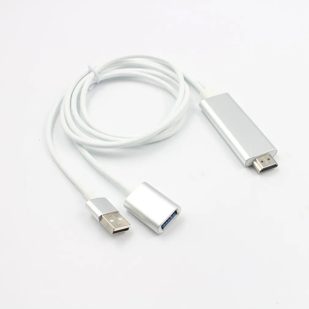 Lighting To HDMI Кабель адаптер экранный преобразователь для Apple мобильный телефон поворота телевизора с тем же