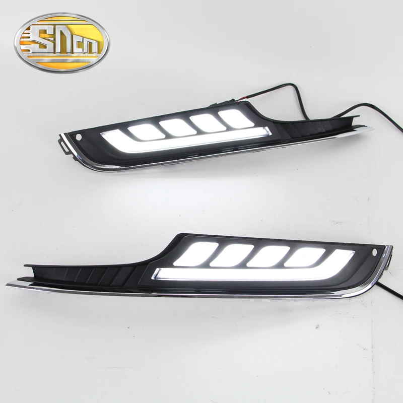 Для Фольксваген Гольф 7 2013 2014 2015 2016 светодиодный дневные ходовые огни желтые