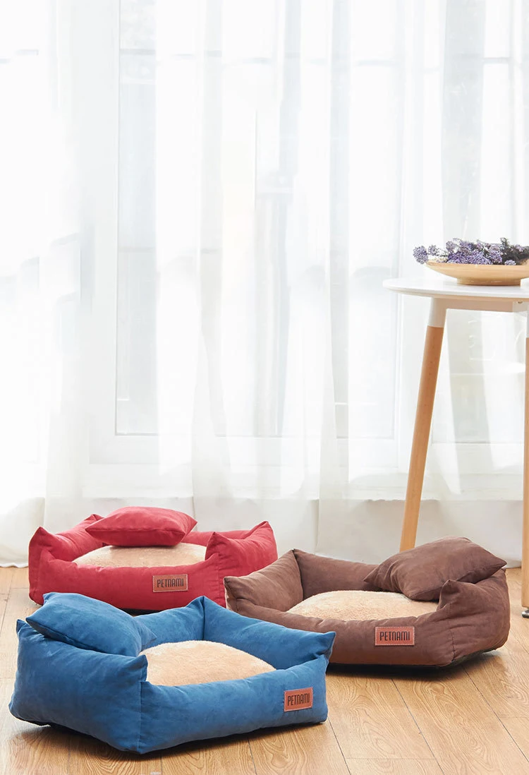 Dogs Bed Waterproof Bottom Detachable Wash Dogs house For Medium Large Dog Warm comfort Pet bed Mat Lounger sofa Pet supplies