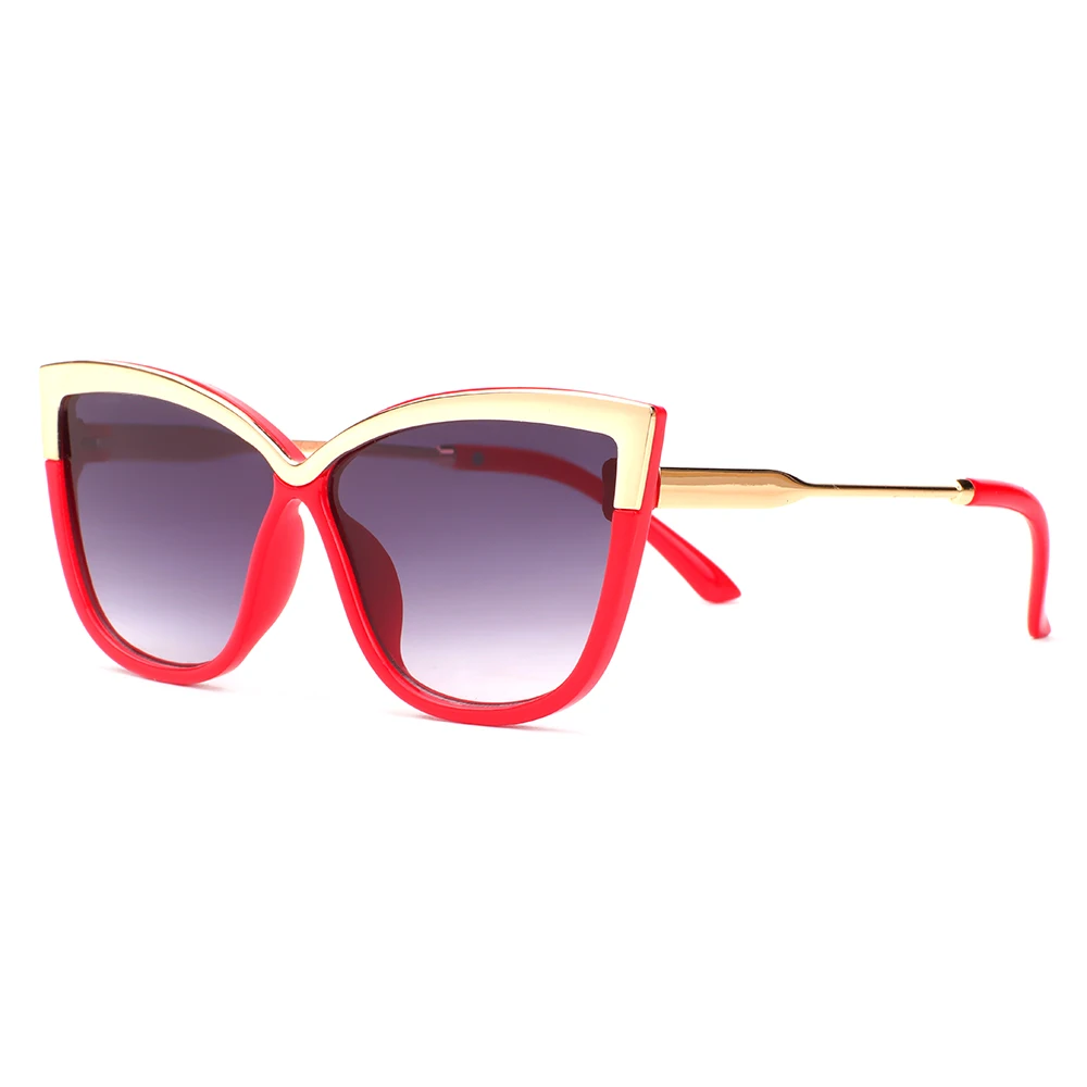 Женские солнцезащитные очки кошачий глаз 2020 Ретро стиль Винтажные