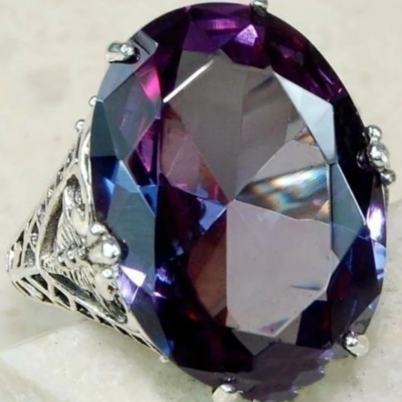 Роскошные Очаровательные кольца для женщин модное ретро женское кольцо с