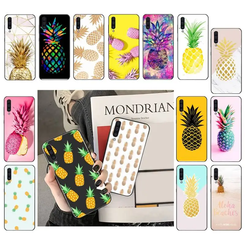 

Summer Pineapple Fruit Phone Case For Samsung A31 A50 A32 A12 A02 A52 A72 A51 A70 A71 A21S A10 A20 A30 A40