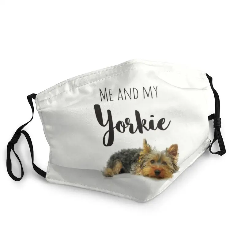 

Неодноразовая Маска «Me And My Yorkie», маска для защиты от пыли для йоркширских терьеров, респиратор, маска для рта
