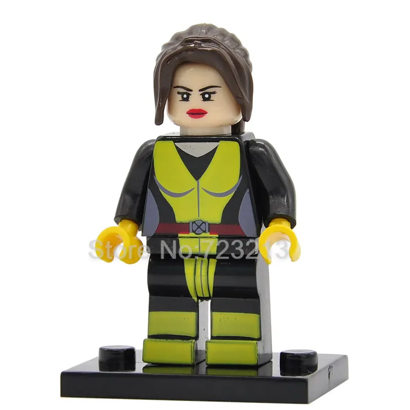 Kitty Pryde Одиночная фигурка супергероя, айсман X-men, проф. Х. Китти, прайд, белая королева, тигр, Архангел, Psylocke, строительные блоки, кирпичи, игрушки - Цвет: Kitty Pryde