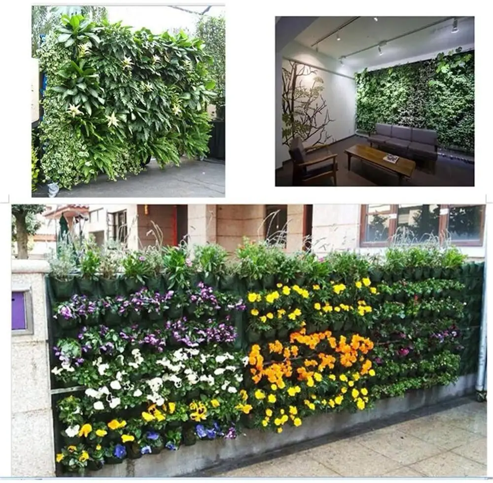 Сумка для посадки цветов настенная подвесная рамка контейнер выращивания