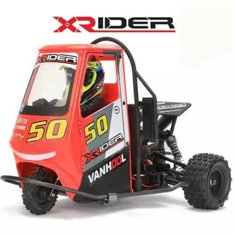 RC автомобильный пульт дистанционного управления CarTorque металлический сервопривод 2,4G X-Rider 1/8 Piaggio Ape 1:8 3WD дети на батарейках автомобили для дрифта RTR