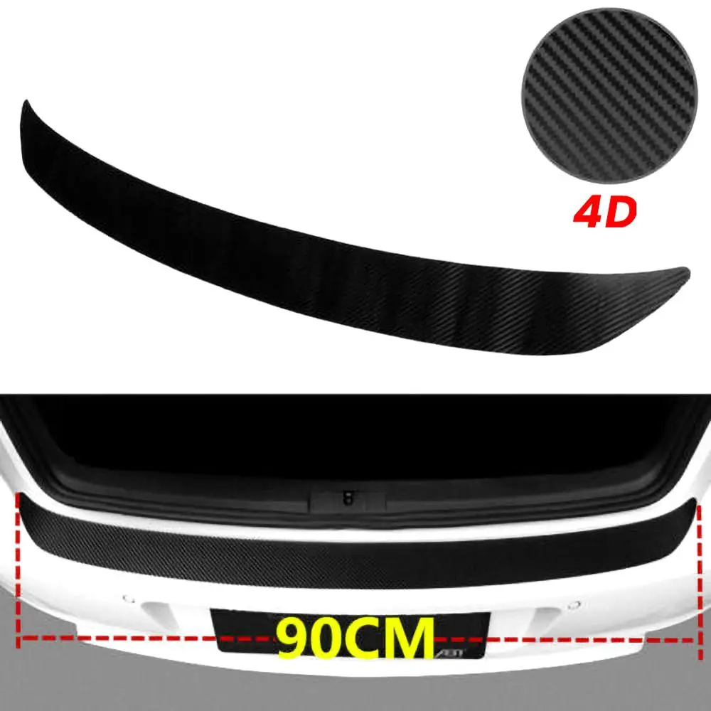 

Practical Car SUV Rear Bumper Sill Protector Plate Rubber Cover Guard Pad Moulding Trim carro Wholesale Dropshipping CSV