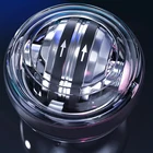 Шарик на запястье с функцией самозапуска, со светодиодной подсветкой, Гироскопический силовой счетчик, ручной тренажер для мышц, расслабляющий гироскоп, для офиса и дома