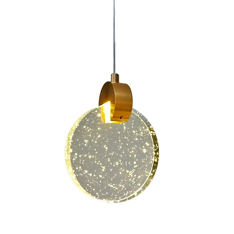 

Modern Crystal pendant lamp LED Creative hanging Lamp pendant light for Bar Kitchen Dining Room home indoor lighting fixture