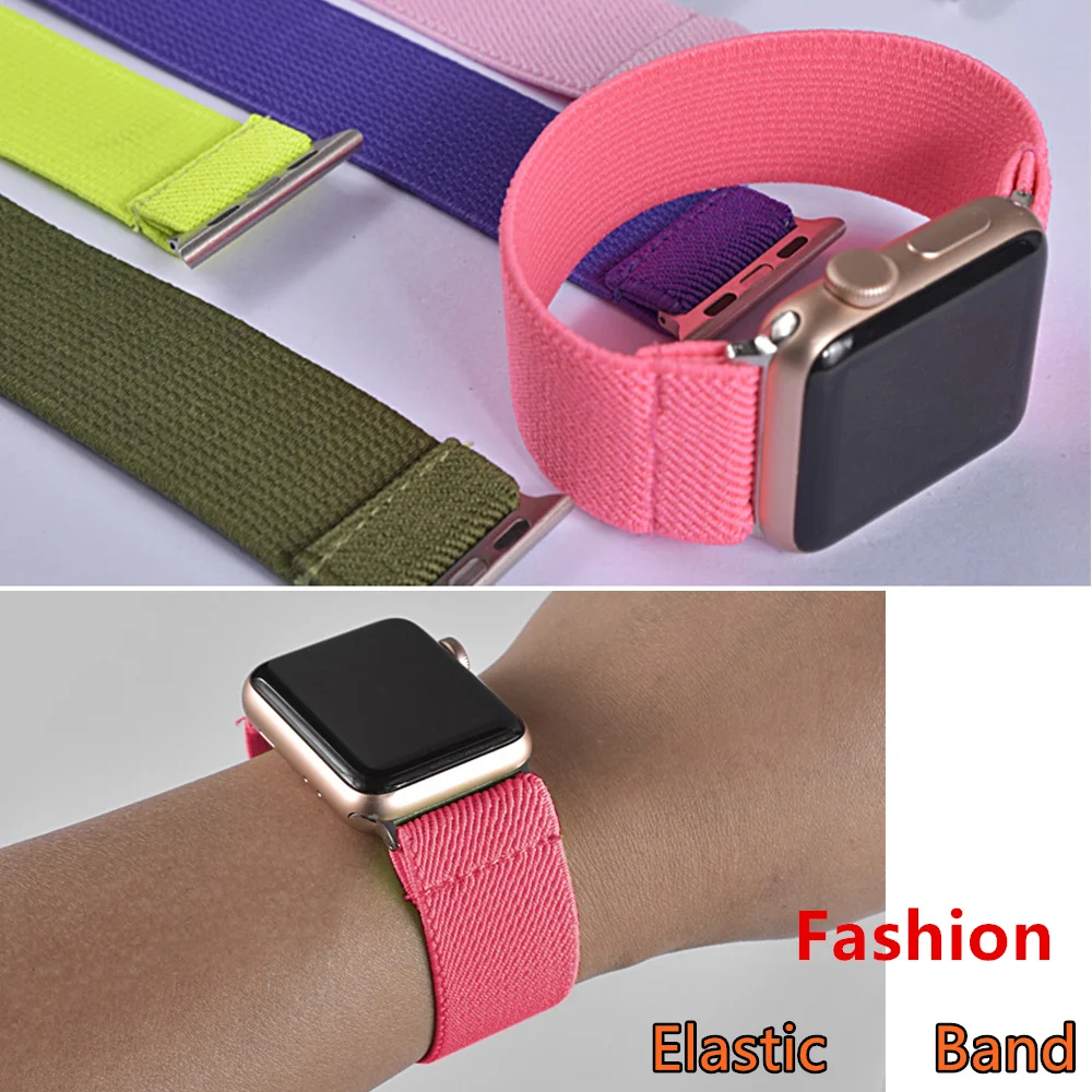 Ремешок для Apple watch band 44 мм 40 женский браслет iWatch 38 42 apple series 3 4 5 se 6 | Наручные часы
