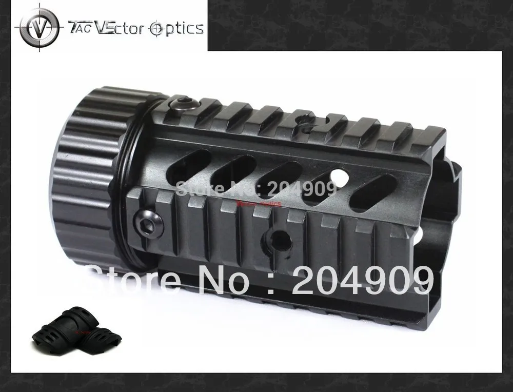 Векторная Оптика Тактический средней длины из 2 частей RIS Handguard Picatinny Quad Rail Mount 8,5 ''fit. 223 rem 5,56 мм