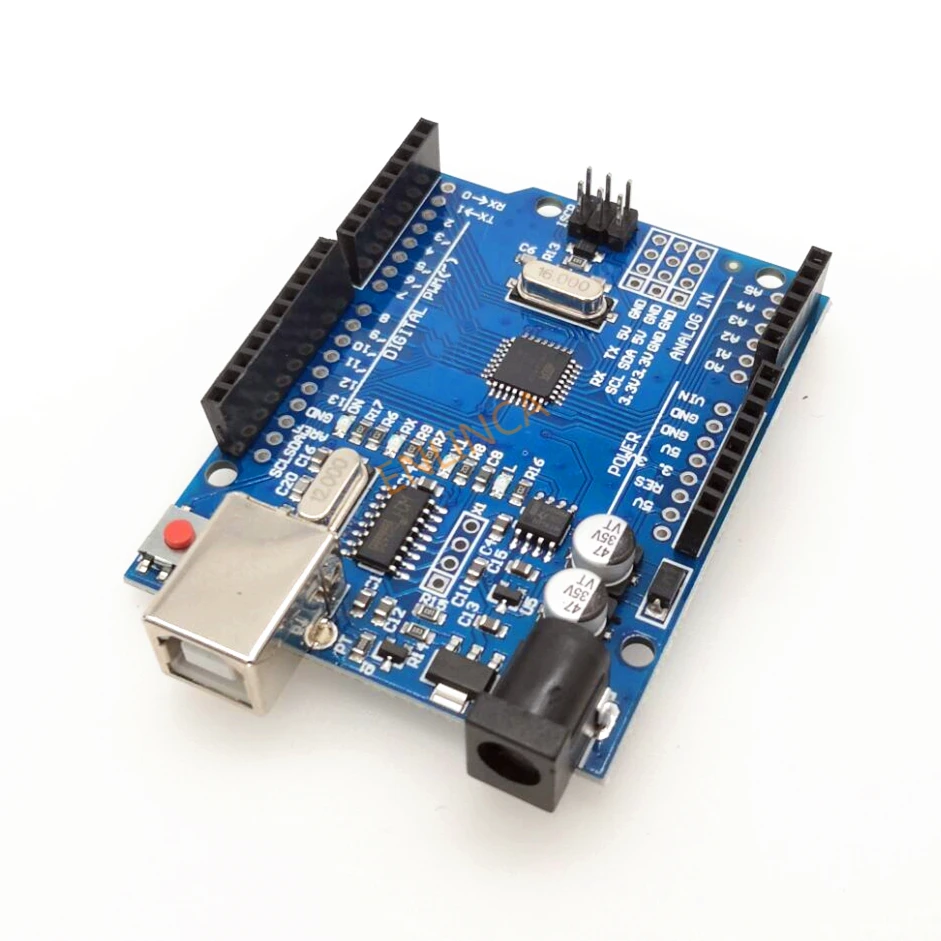 Плата R3 CH340G + MEGA328P чип 16 МГц для Arduino UNO макетная плата с USB-кабелем 1 шт. |