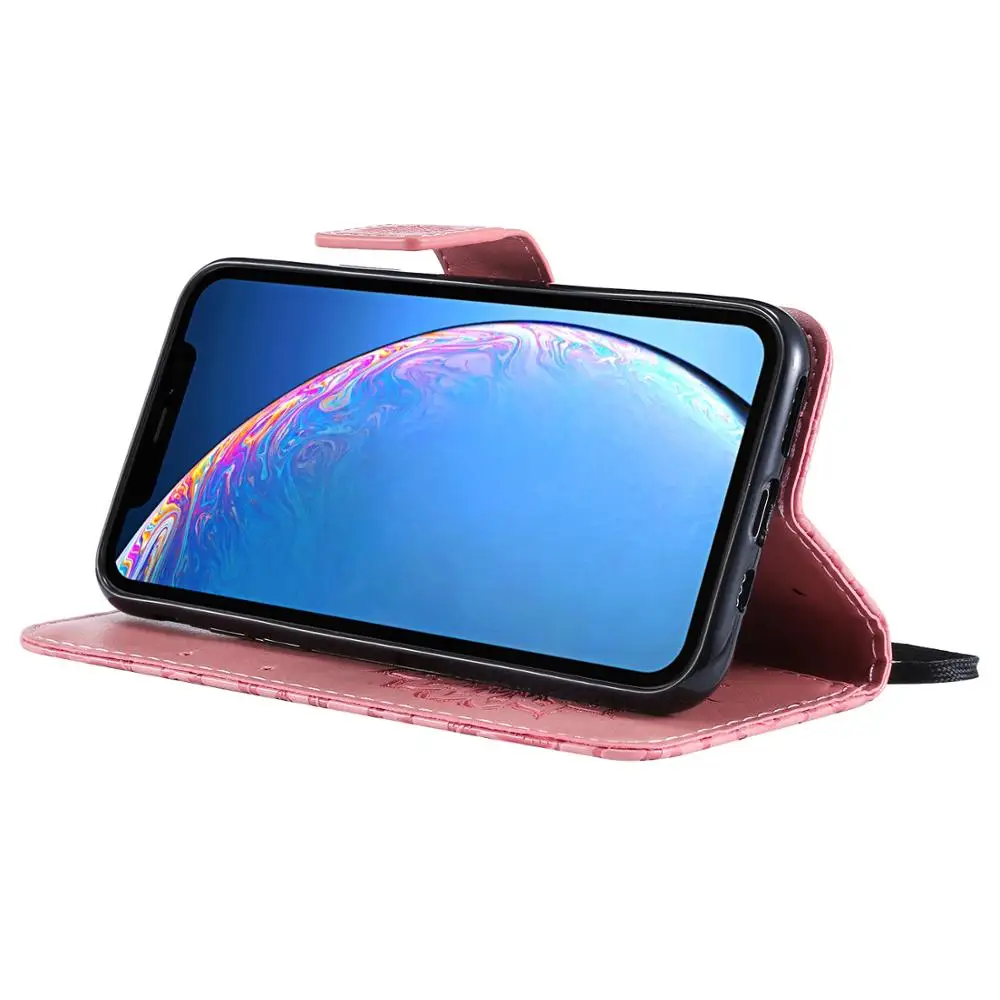 Флип-чехол-кошелек для iPhone 11 Pro Max кожаный чехол X XR XS MAX 8 7 6 5 Plus 5s кошелек 3D