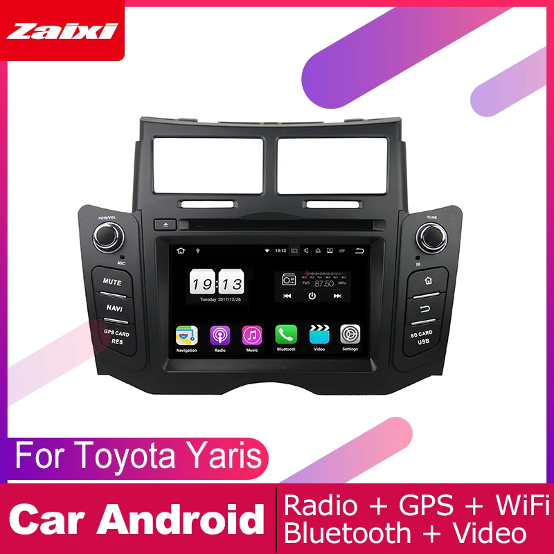 Головное устройство 2din для Toyota Yaris 2005 ~ 2011 аксессуары Android автомобильное радио