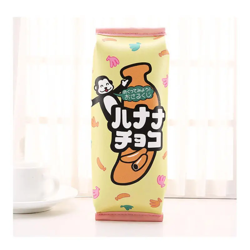 1 шт. пенал для фаст-фуда из полиуретана в стиле Kawaii Chips cheir Popcorm, сумка для вкусной еды, забавный подарок - Цвет: 03