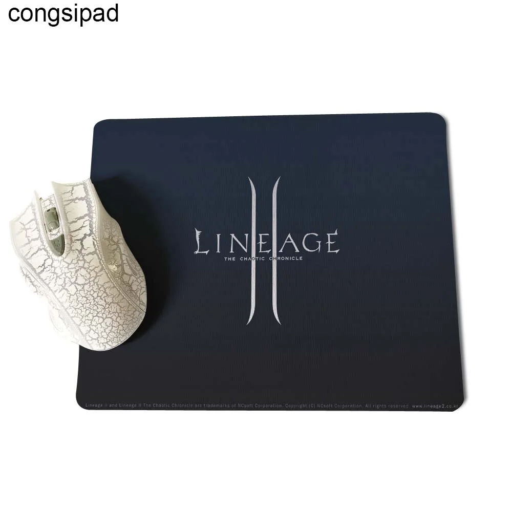 Congsipad уникальный дизайн lineage 2 Лучшая игра Пользовательские Коврики для мыши резиновый коврик не оверложенный Коврик для компьютерной мыши дизайн собственный коврик для мыши
