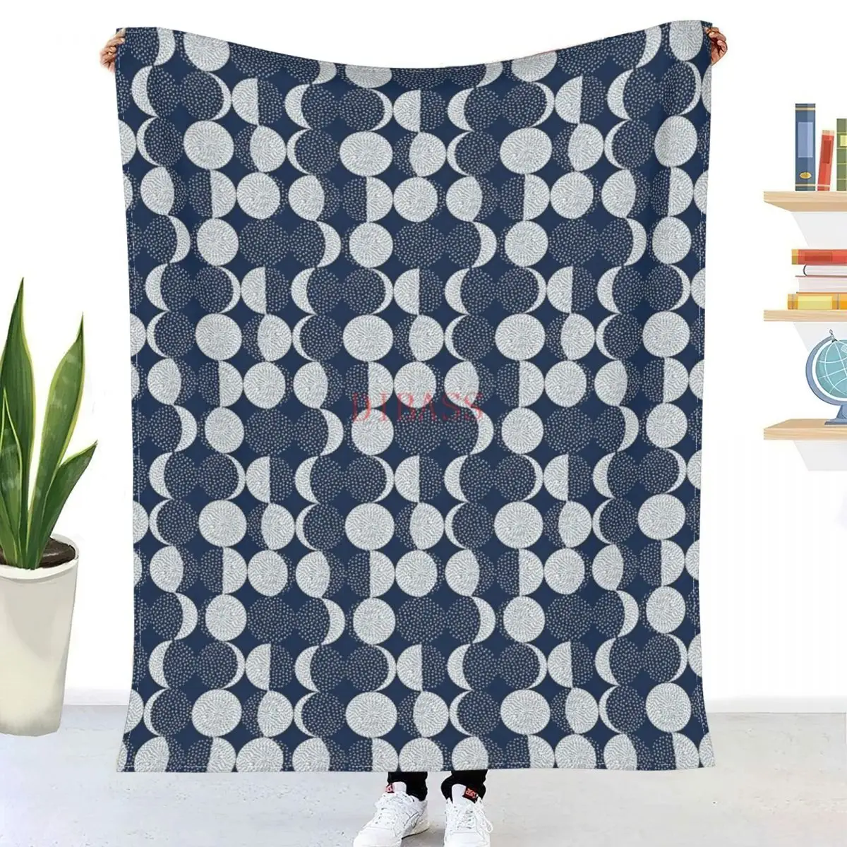 

Фланелевое покрывало с 3D рисунком и эффектом повтора