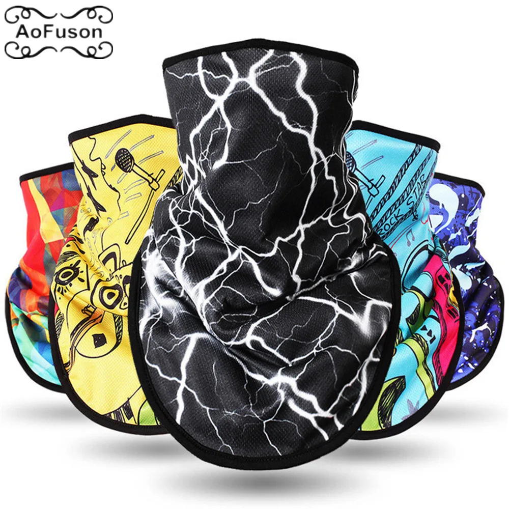 Зимний флисовый лыжный шарф оборудование для велоспорта сноуборда бандана