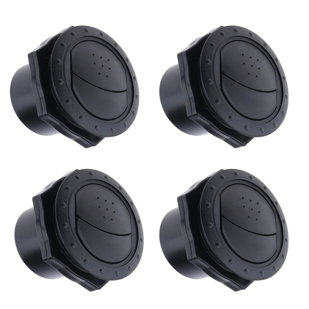4x Круглый с креплением на стене Louvered Dash Vent выпускная решетка для вентиляции