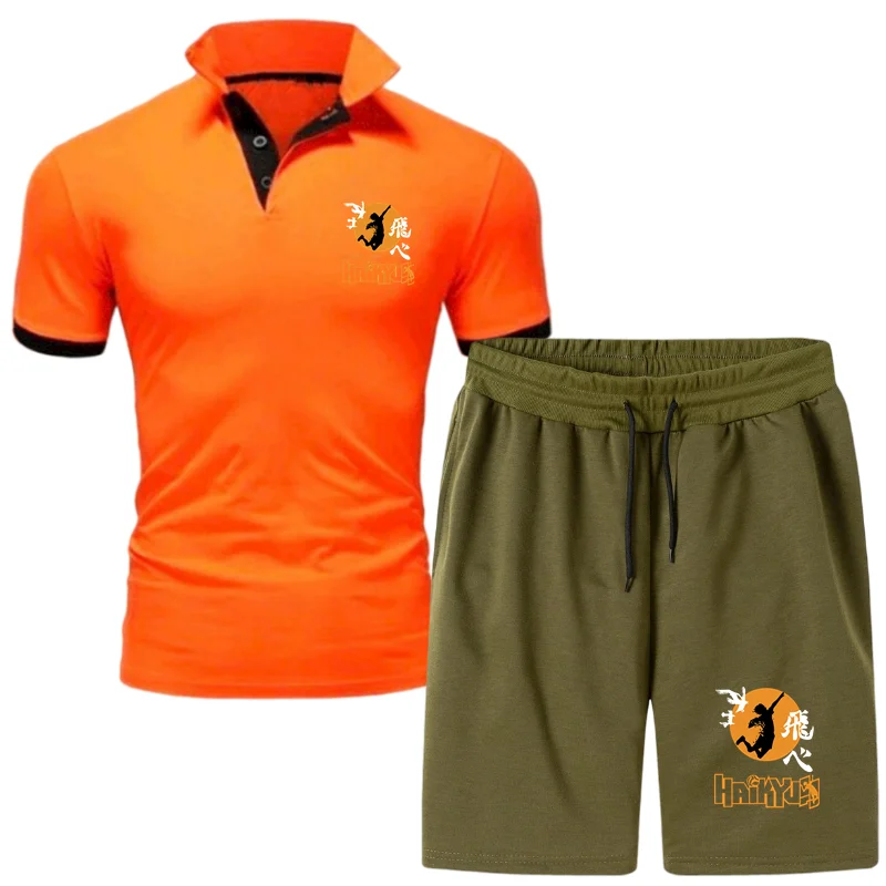 

Brand New Style POLO Shirt Top Casual Outdoor Sports Men'S Clothing+ Breathable Summer Suit Beach Shorts Hot Sales T-Shirts