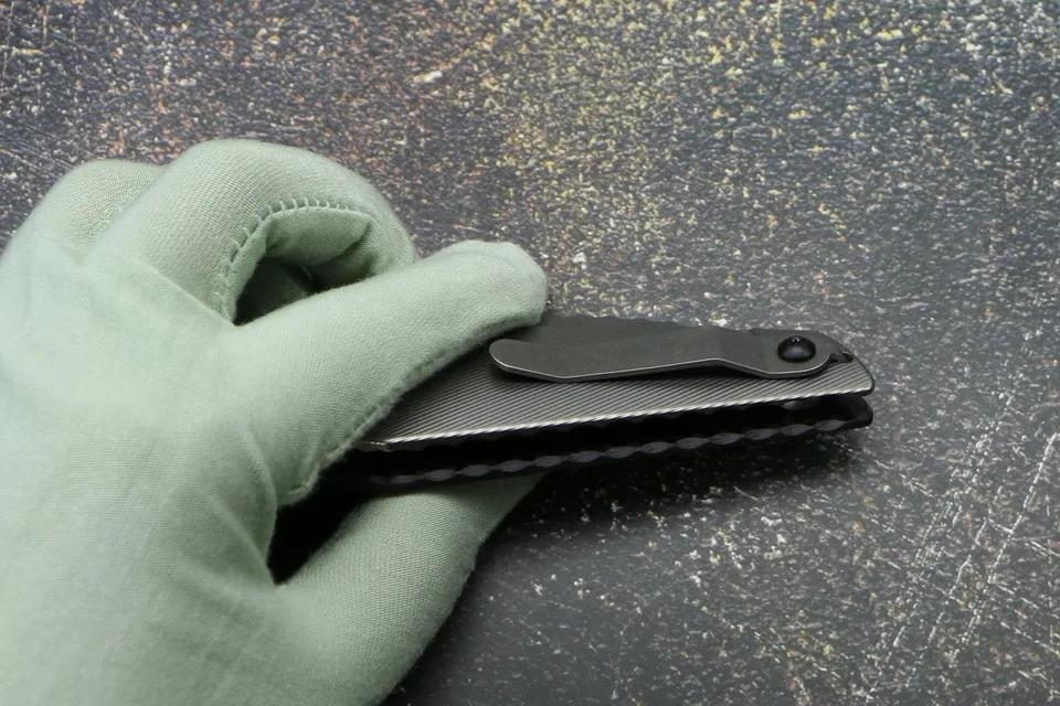 TIGEND SJ75 складной нож D2 blad titanium+ CF/G10 Ручка для кемпинга на открытом воздухе средство для охоты нож для фруктов тактика выживания EDC инструмент