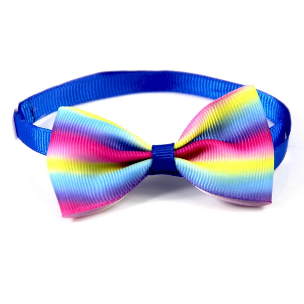 Галстук бабочка для кошек и собак регулируемый безопасный шейный ремешок 7