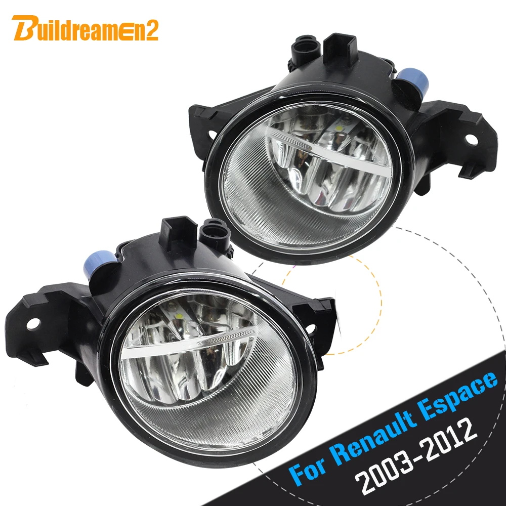 

Buildreamen2 автомобильный Стайлинг 2003 лм светодиодный ная лампа противотумансветильник дневные ходовые огни DRL 12 В для Renault Espace 4/IV (JK0/1 _) MPV 2012-