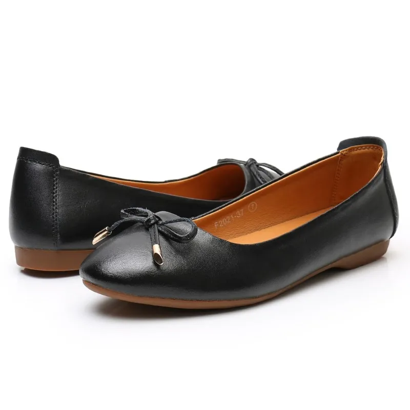 Women's Bowknot Ballet Dance Flat Shoe