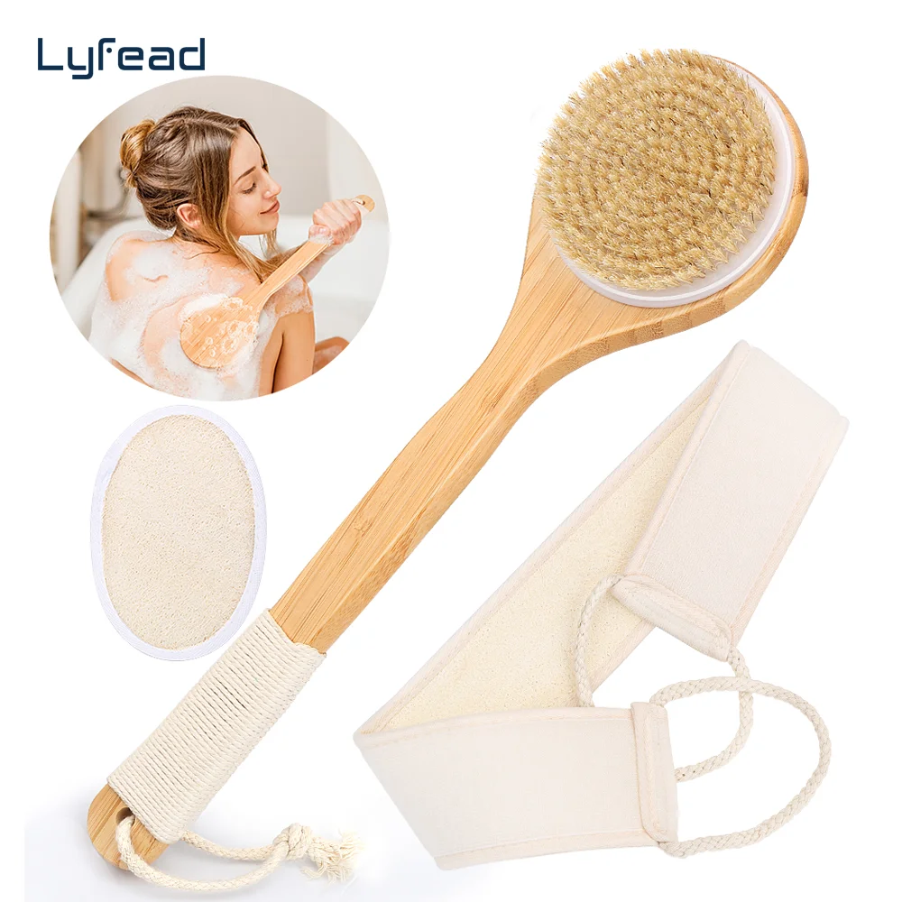 

3 шт., деревянные натуральные щётки для тела