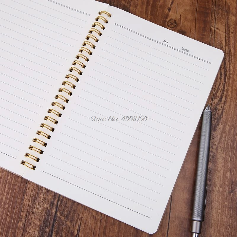 A5 Bullet Notebook Kraft Dot Grid Time менеджмент пустая книга спиральный журнал еженедельная