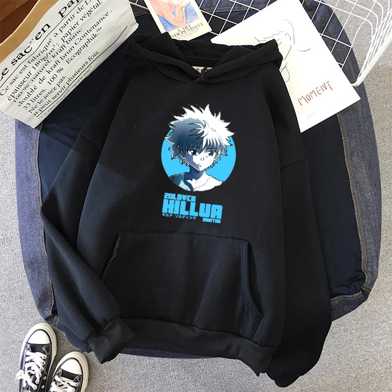 

Худи унисекс Killua - Hunter x Hunter, Повседневная Толстовка с капюшоном, в стиле хип-хоп
