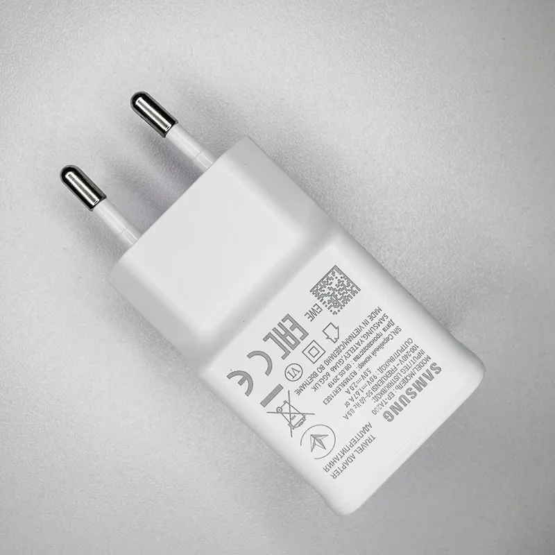 EU Charger Only Samsung S10 легко присоединяемого быстродействующего Зарядное устройство 9V 1.67A адаптер питания для быстрой зарядки Тип-c кабель для Galaxy A30 A40 A50 A70 A60 S8 note 8, 9 - Тип штекера: EU Charger Only