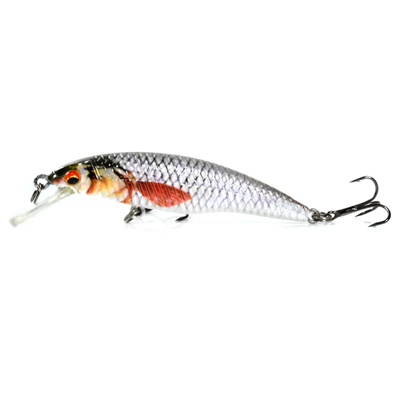 8 0 см 7 г плавающая приманка гольян прочный жесткий корпус 3D глаза настоящая экшн