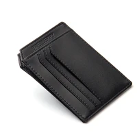 baellerry card holder pu men ultra thin wallet credit id card holder purse money case for men mini multi card ticket card sets