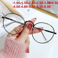 anti blue light glasses myopia women men optical computer eye wear frame prescription glasses nearsighted 1 0 1 5 2 0 2 5 to 6 0