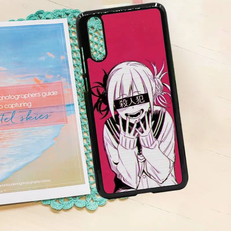 

Himiko Toga Boku No Hero Academia Anti-fall mobile Phone Case coque PC for iPhone 11 12 pro XS MAX 8 7 6 6S Plus X 5S SE 2020 XR