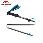 Альпеншток из углеродного волокна, 175 г, Сверхлегкий, складной, 5-секционный, регулируемый, NH18D010-Z