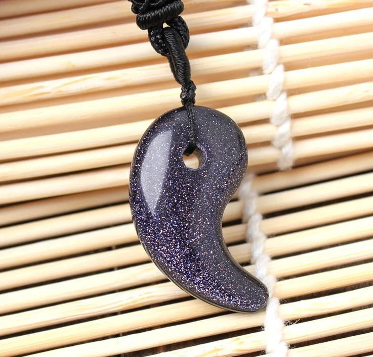 Magatama pendant&ampnecklace obsidian energy crystal pendants ethnic characteristics necklace gifts | Украшения и аксессуары