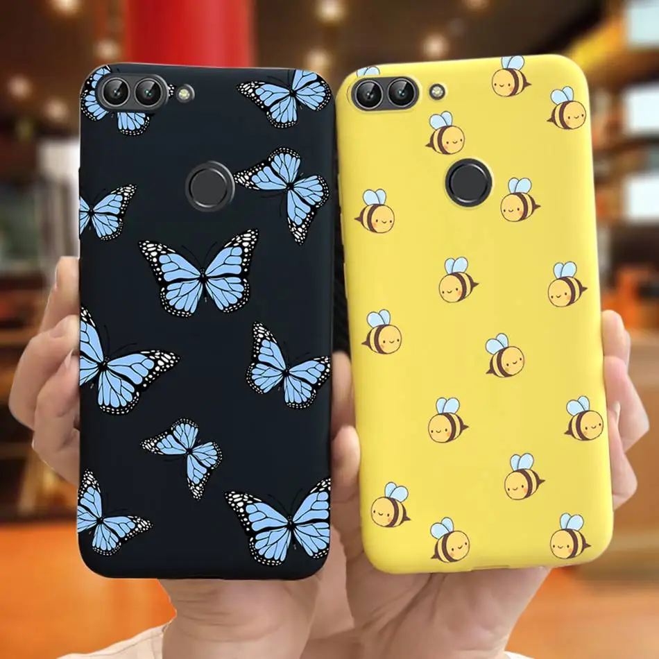 Чехол-накладка для Huawei P Smart мягкий силиконовый чехол из ТПУ с изображением пчелы