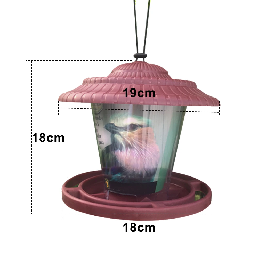 Кормушка для птиц водостойкая подвесная кормушка диких устройство кормления