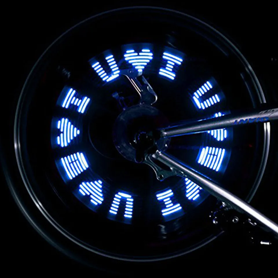 Waterproof LED Letter Flash Wheel Tyre Valve Light for Car Bike Bicycle Motorcycle Motorbicycle